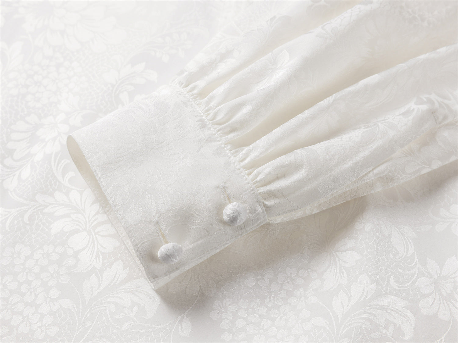 Pleated Blouse | White