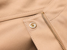 hooded trench coat | Beige