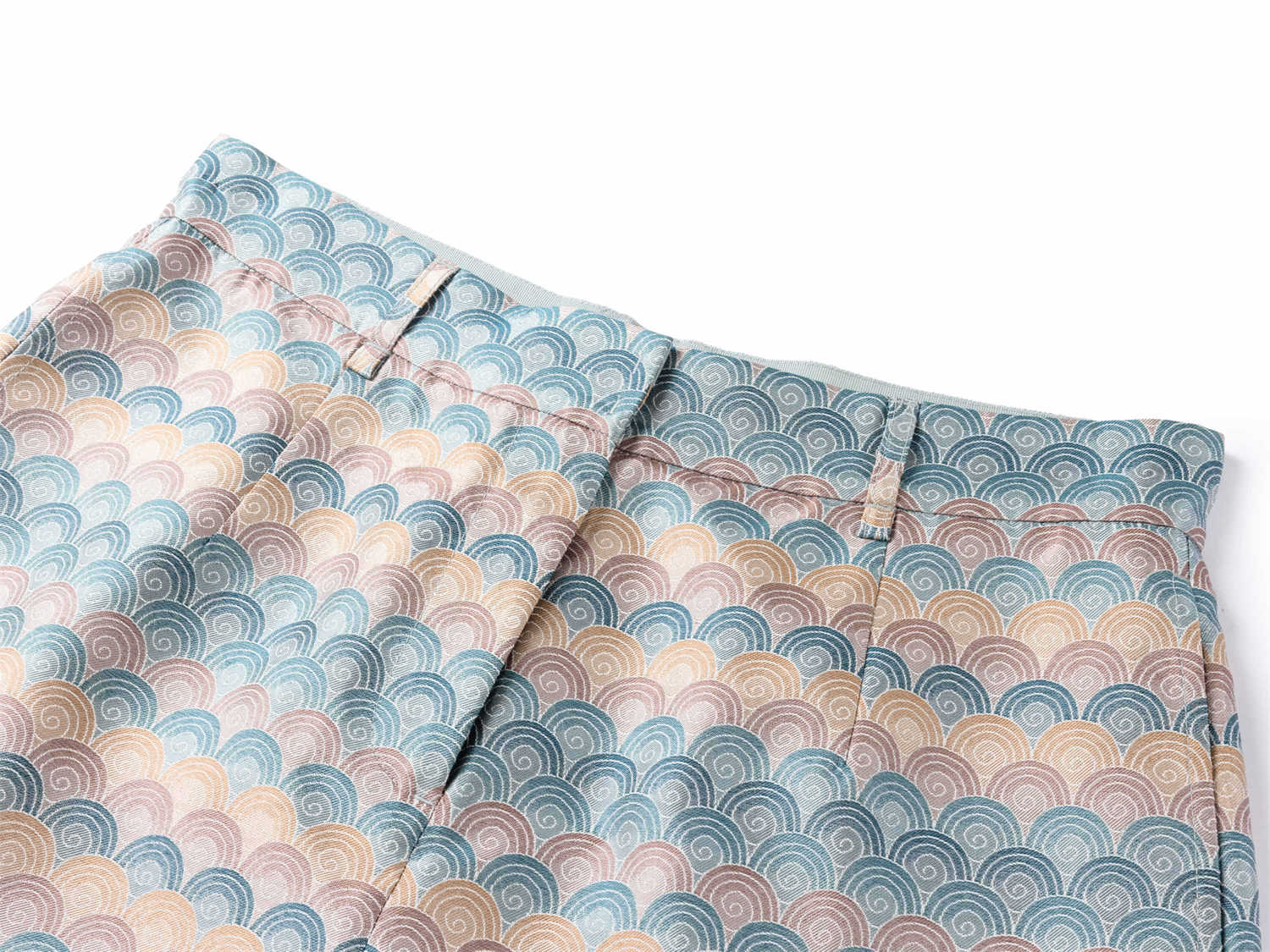 Song Brocade Shorts | Blue