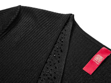 Short Sleeve Knit Top | Black