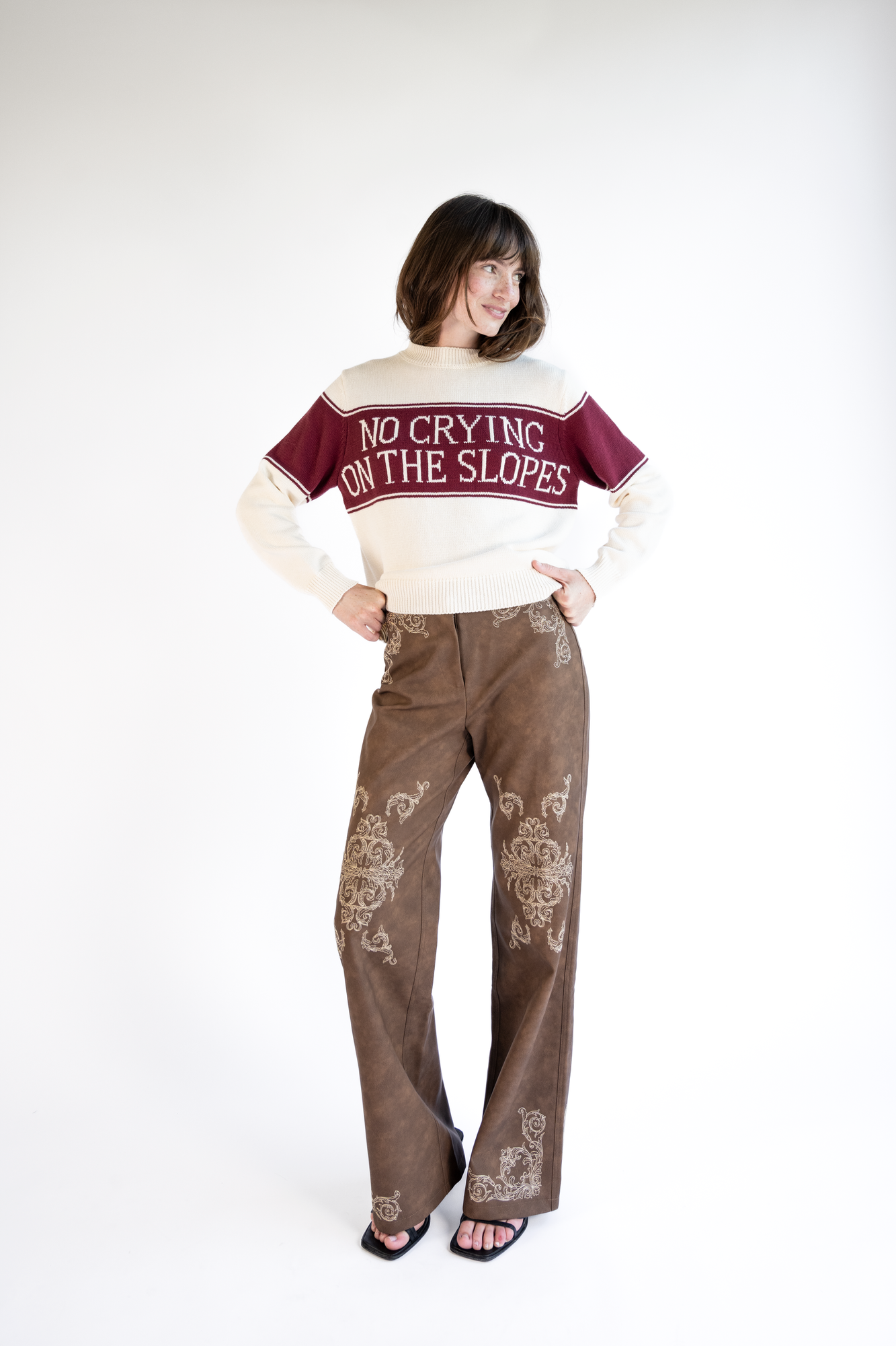 Seba Pants | Mahogany