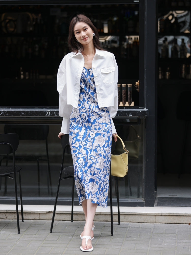 Strappy Dress | Blue
