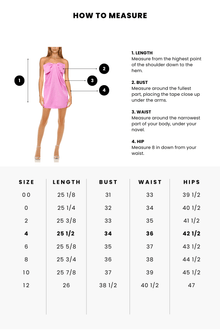 ONE33 SOCIAL | The Victoria Strapless Front Bow Mini Dress | Pink