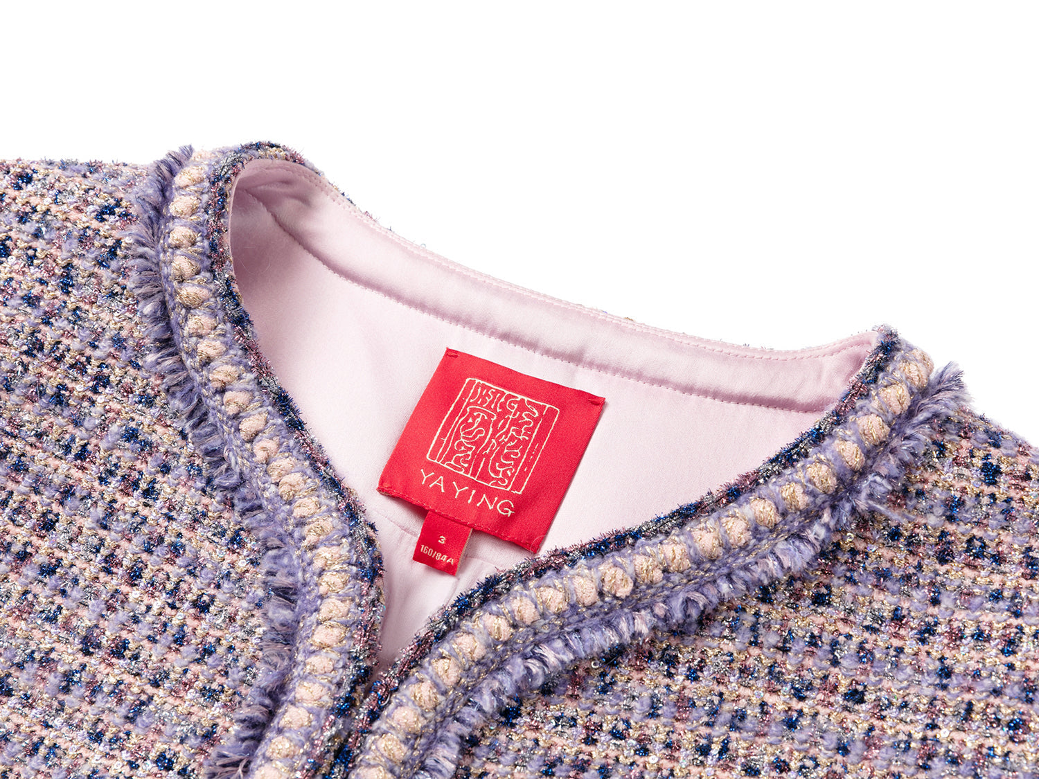 Tweed Parisian-Style Coat | Purple