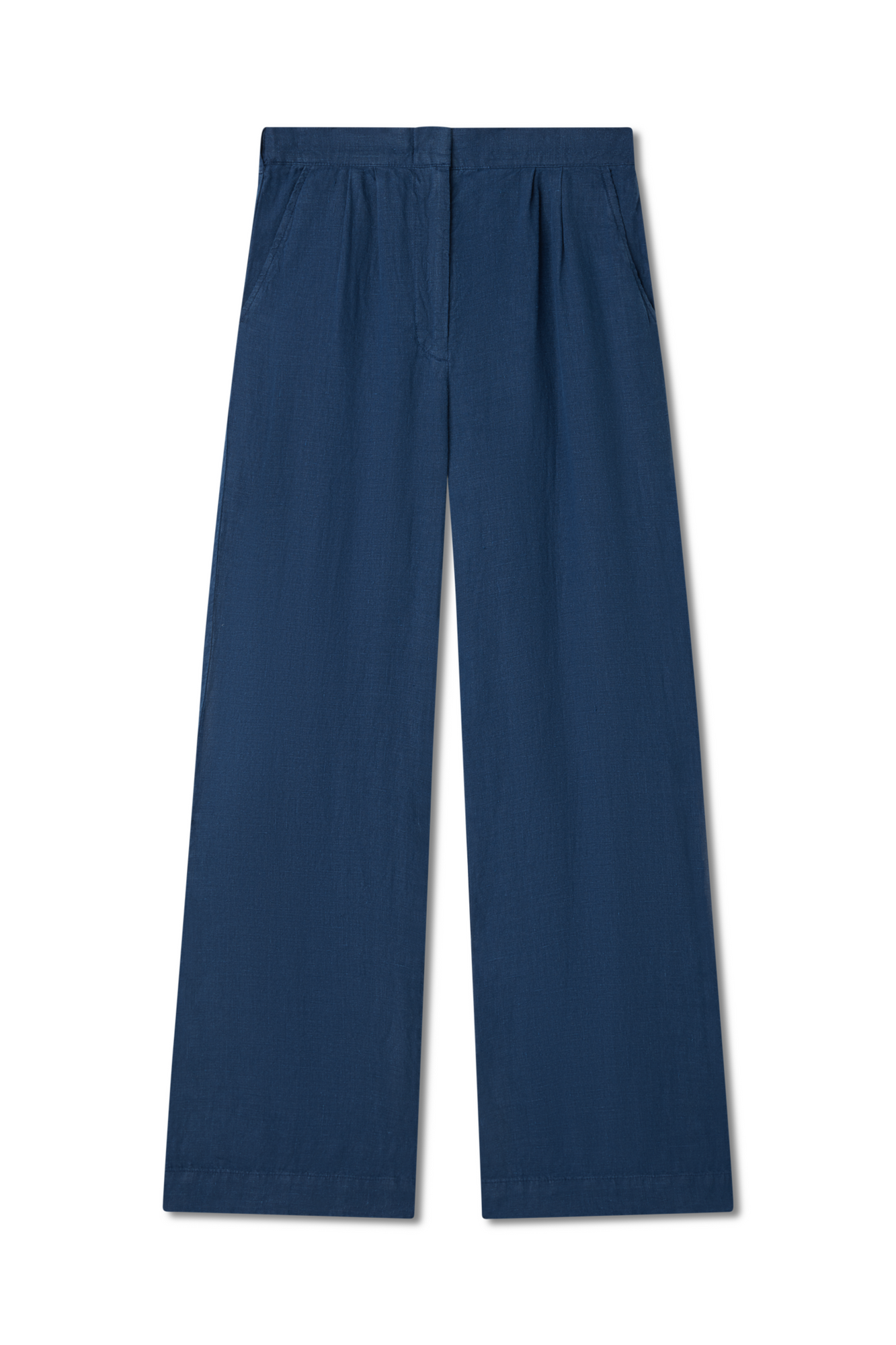 Marina Linen Trouser | Navy