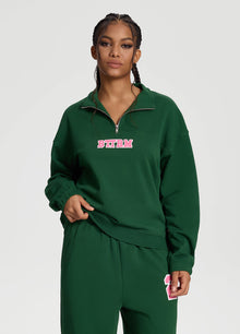 Better League Zip Sweatshirt | Urban Green
