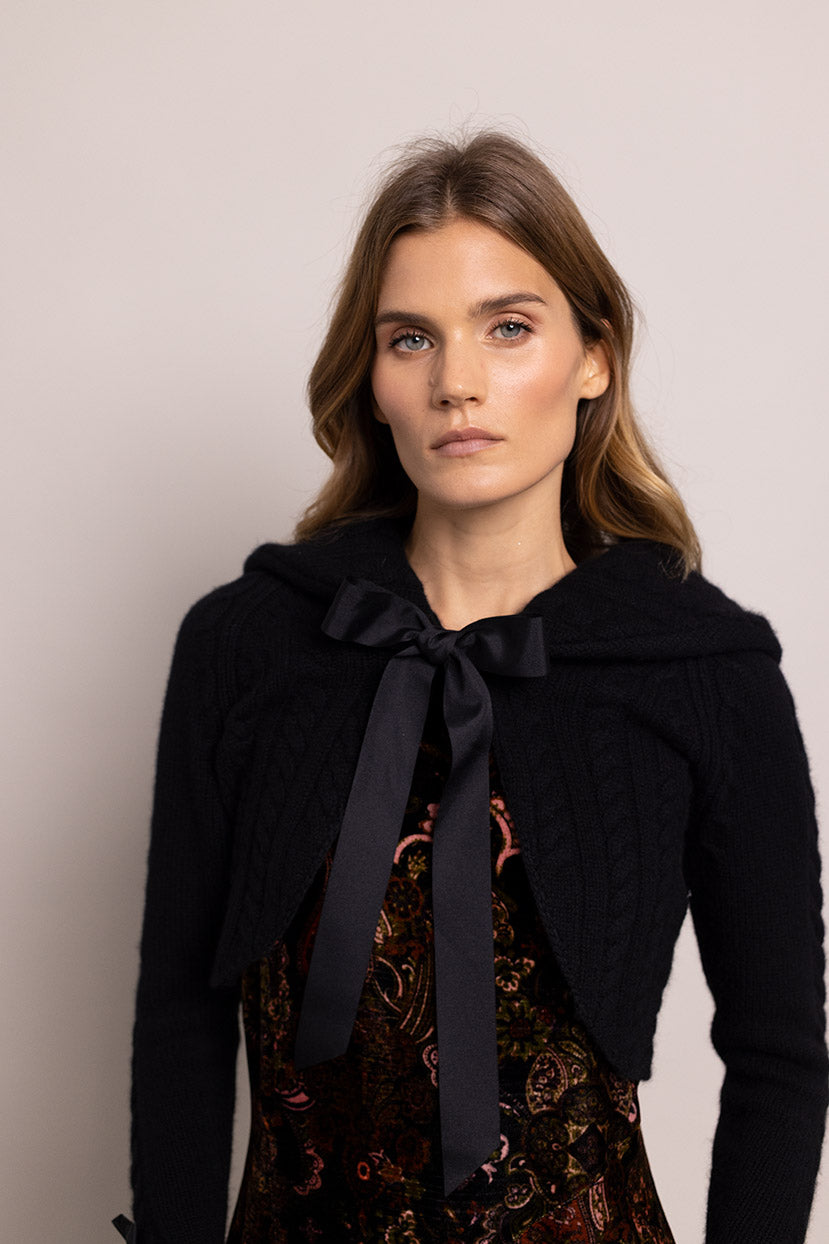 Rylan Cardigan | Black Knit