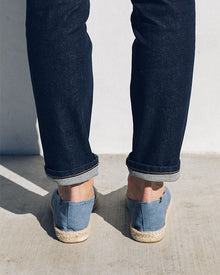 The Seville Smoking Slipper - Classic - Slate Blue - Men's - Men's Espadrilles - Slate Blue - Soludos -