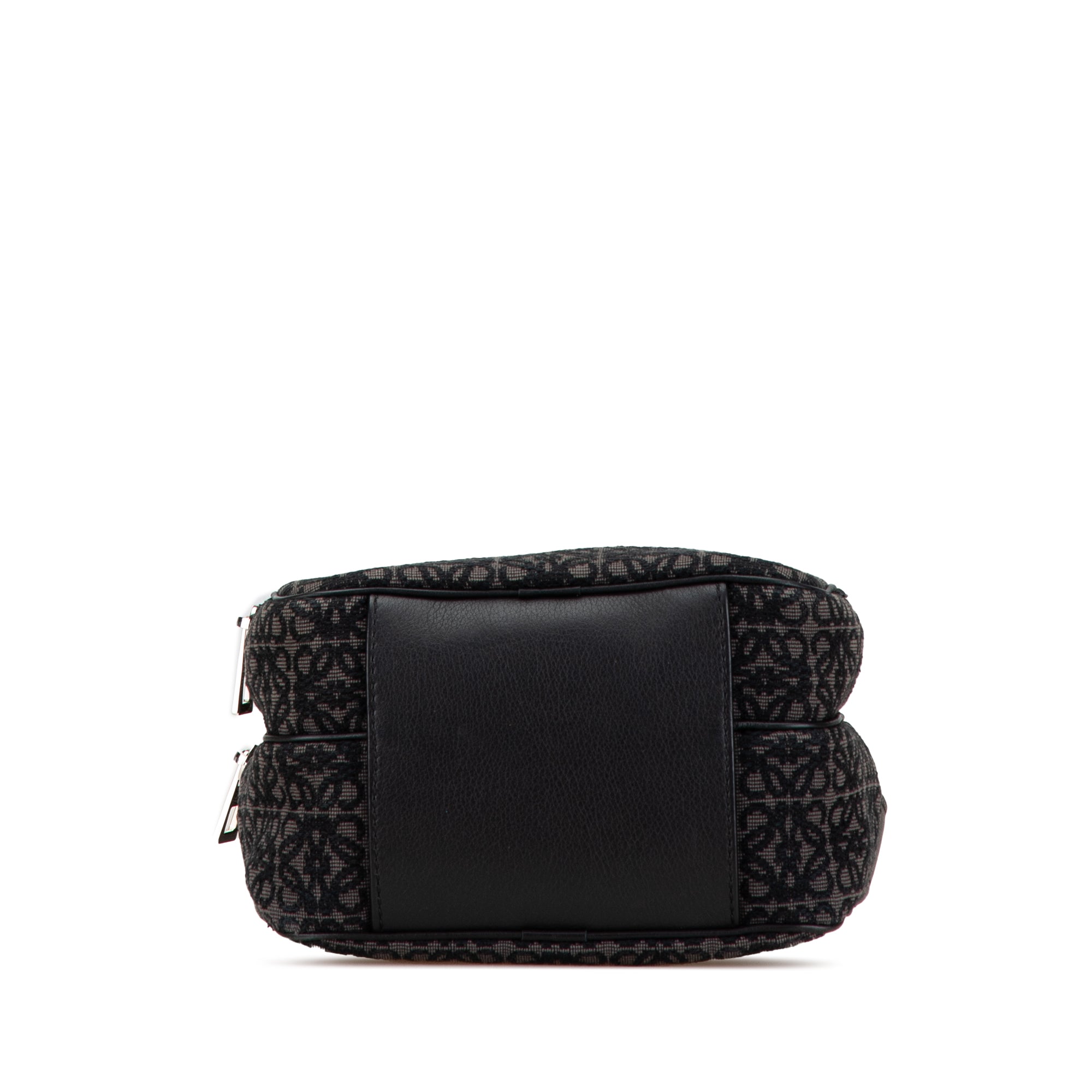 LOEWE | Pre-Owned Mini Anagram Canvas Camera Bag | Black