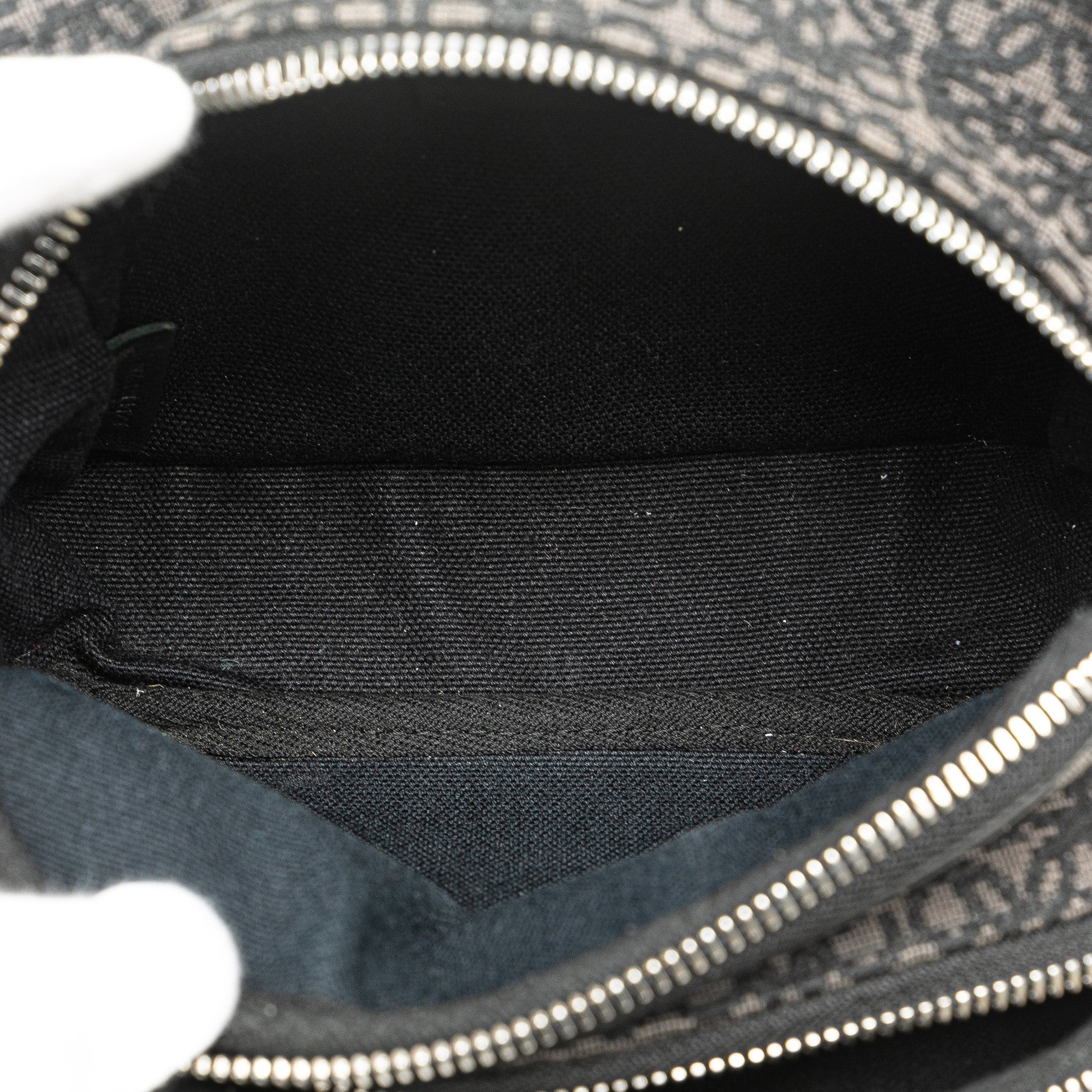LOEWE | Pre-Owned Mini Anagram Canvas Camera Bag | Black