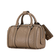 Gucci | Pre-Owned Mini Leather Jumbo GG Duffle Bag | Brown