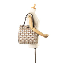Gucci | Pre-Owned Horsebit Canvas Gifford Tote | White