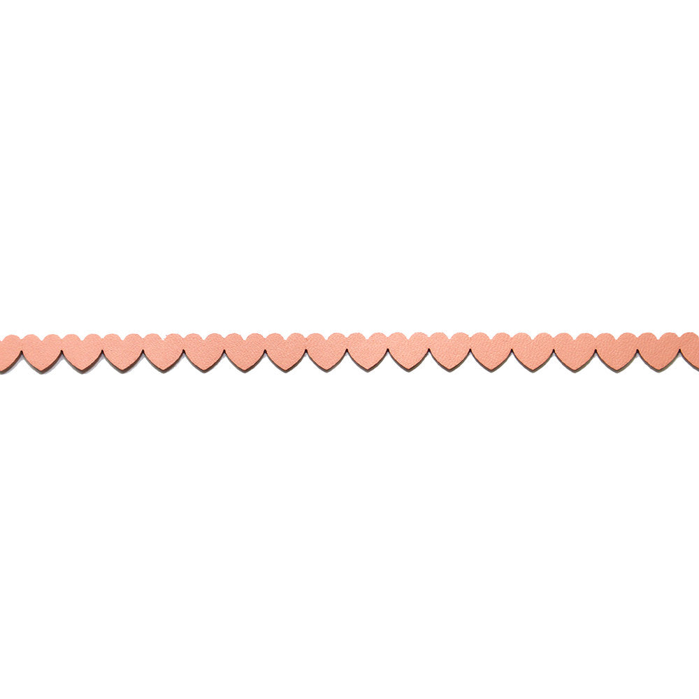 Multi Heart Choker | Pink Leather