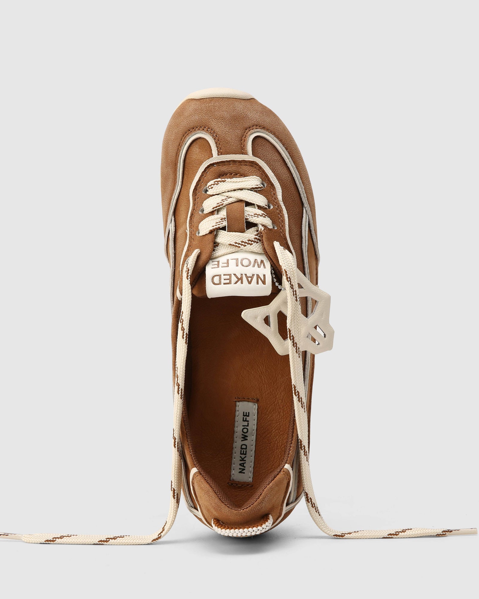 Womens | Absolute Wash/Leather Flat | Tan/Vanilla