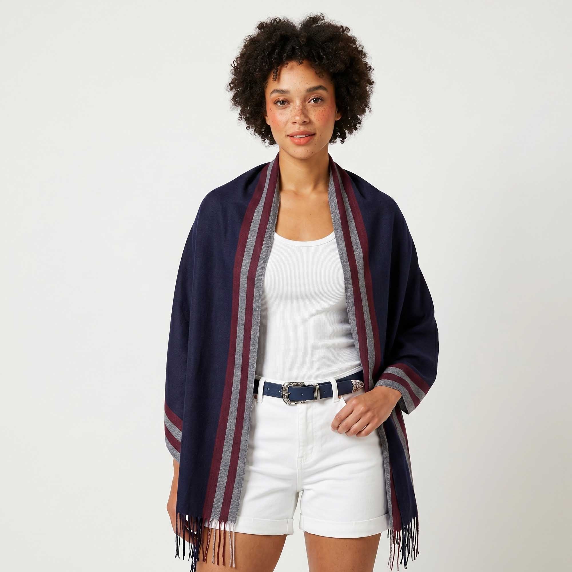 Unisex | Maui Wrap | Striped Navy