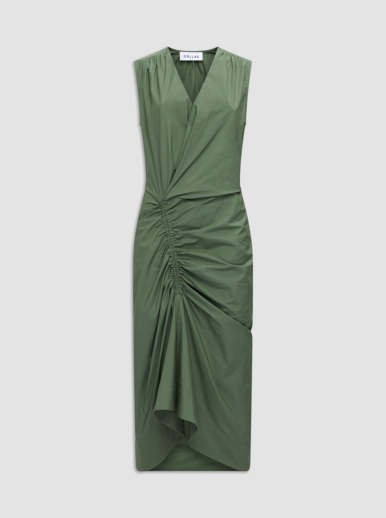 Agnes Wrap Dress | Military