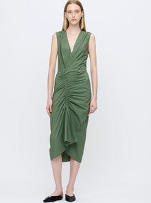 Agnes Wrap Dress | Military