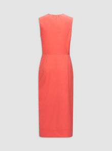 Agnes Wrap Dress | Coral