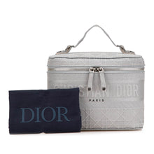 Dior | Pre-Owned Canvas Cannage Diortravel Vanity Case | Gray