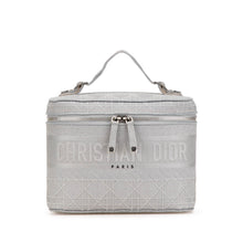 Dior | Pre-Owned Canvas Cannage Diortravel Vanity Case | Gray