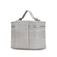 Dior | Pre-Owned Canvas Cannage Diortravel Vanity Case | Gray