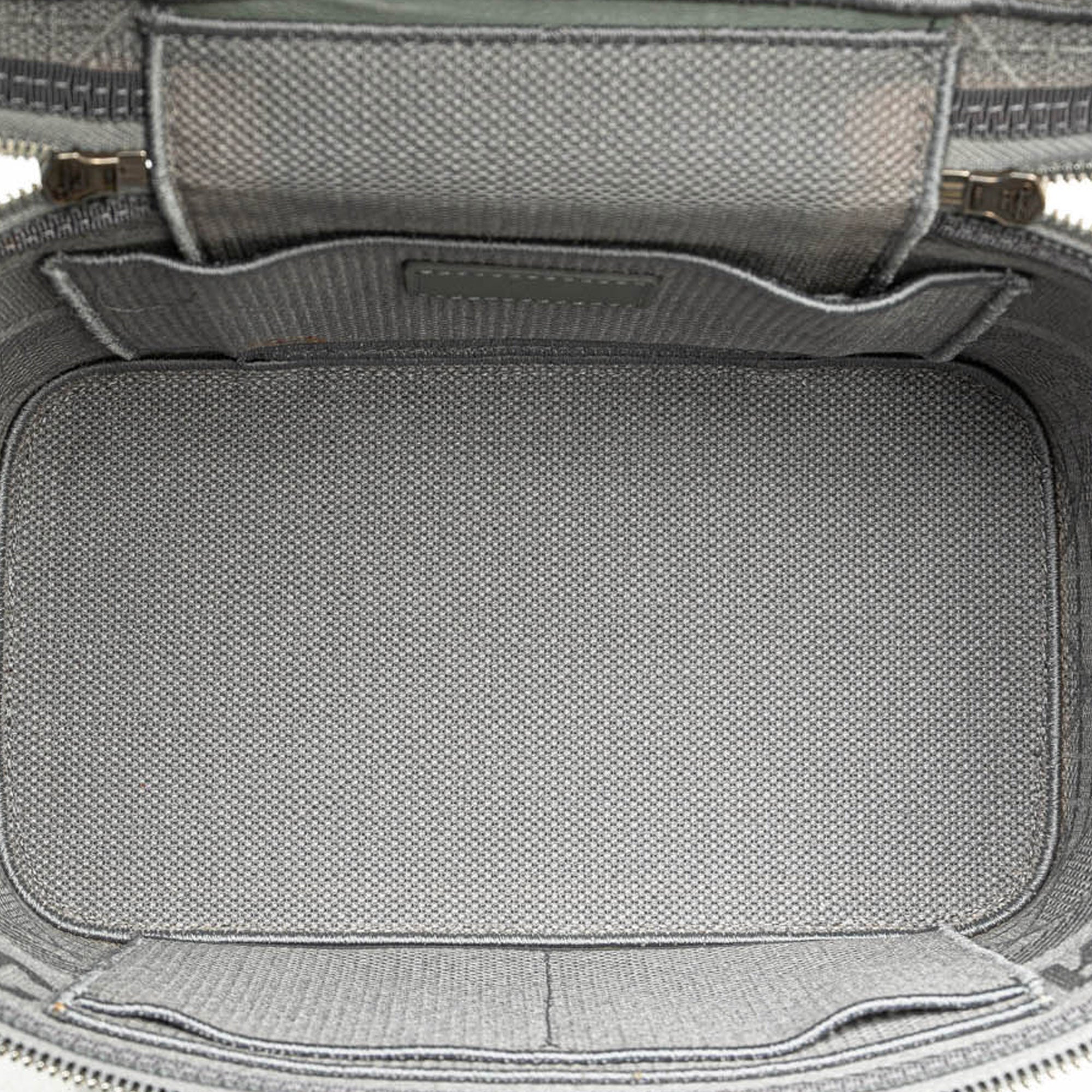 Dior | Pre-Owned Canvas Cannage Diortravel Vanity Case | Gray