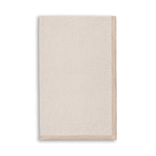Border Baby Blanket | Ivory / Light Beige