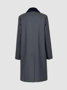 Alaine Canvas Coat | Navy