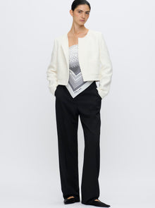 Alba Cardigan Jacket | White