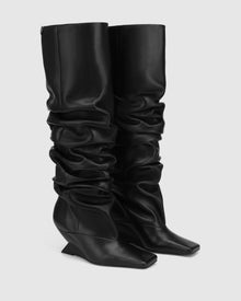 Womens | Allie Leather Boot | Black
