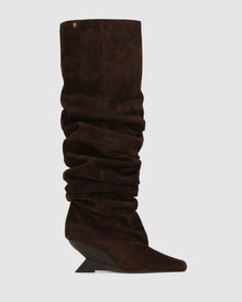 Womens | Allie Suede Boot | Brown