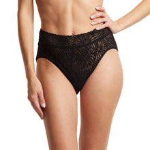 Animal Lace French Brief | Black