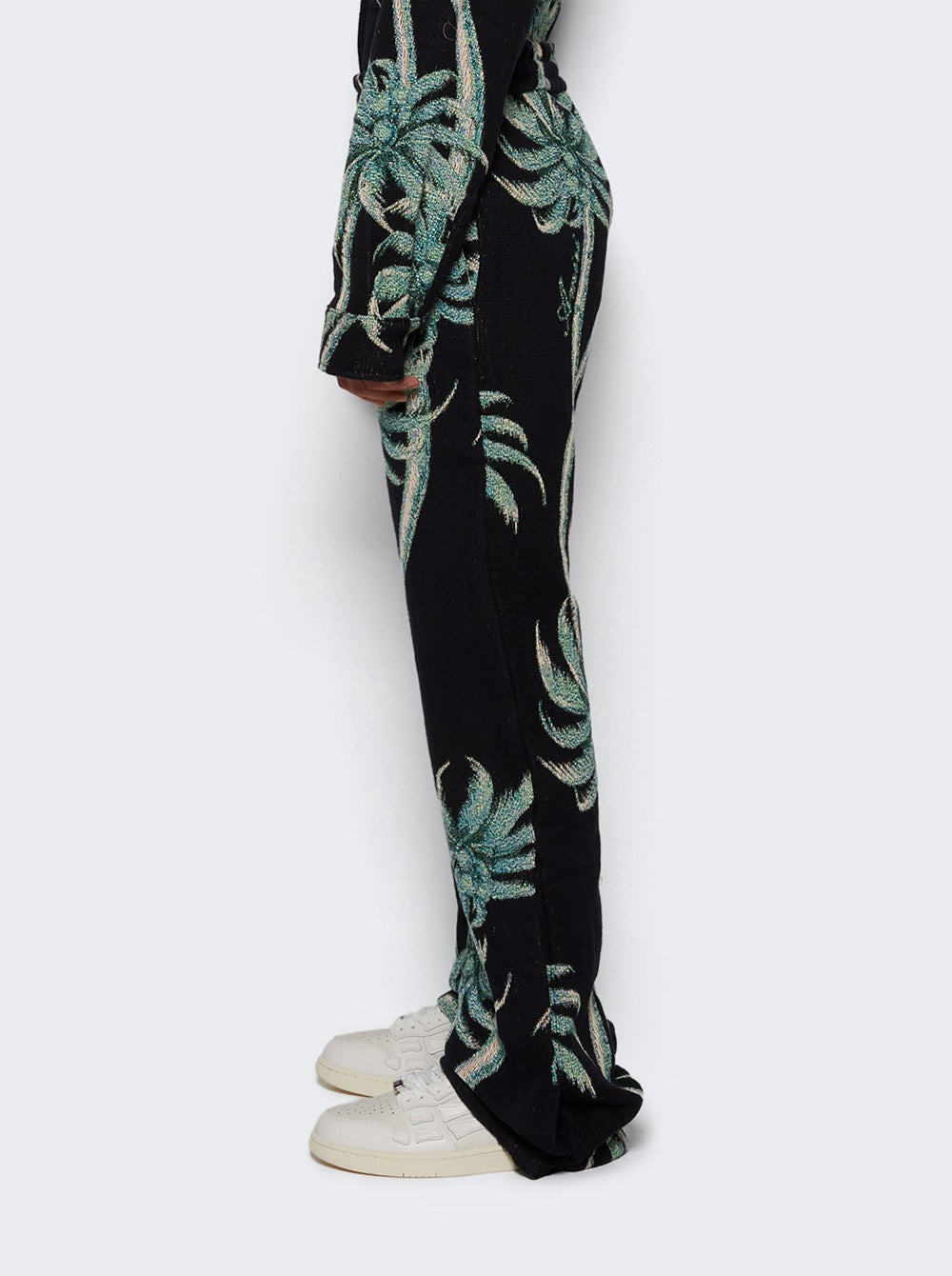 Men | Amiri | Palm Tapestry Flare Pant | Black