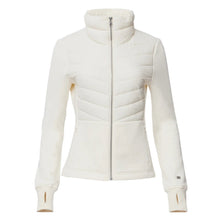 Annick-N Mixed Media Fleece Jacket | Powder