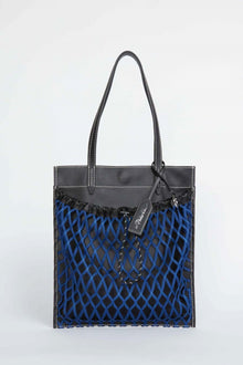Slim Net Tote | Black Multi