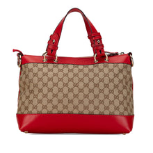 Gucci | Pre-Owned GG Canvas Valentine Satchel | Brown