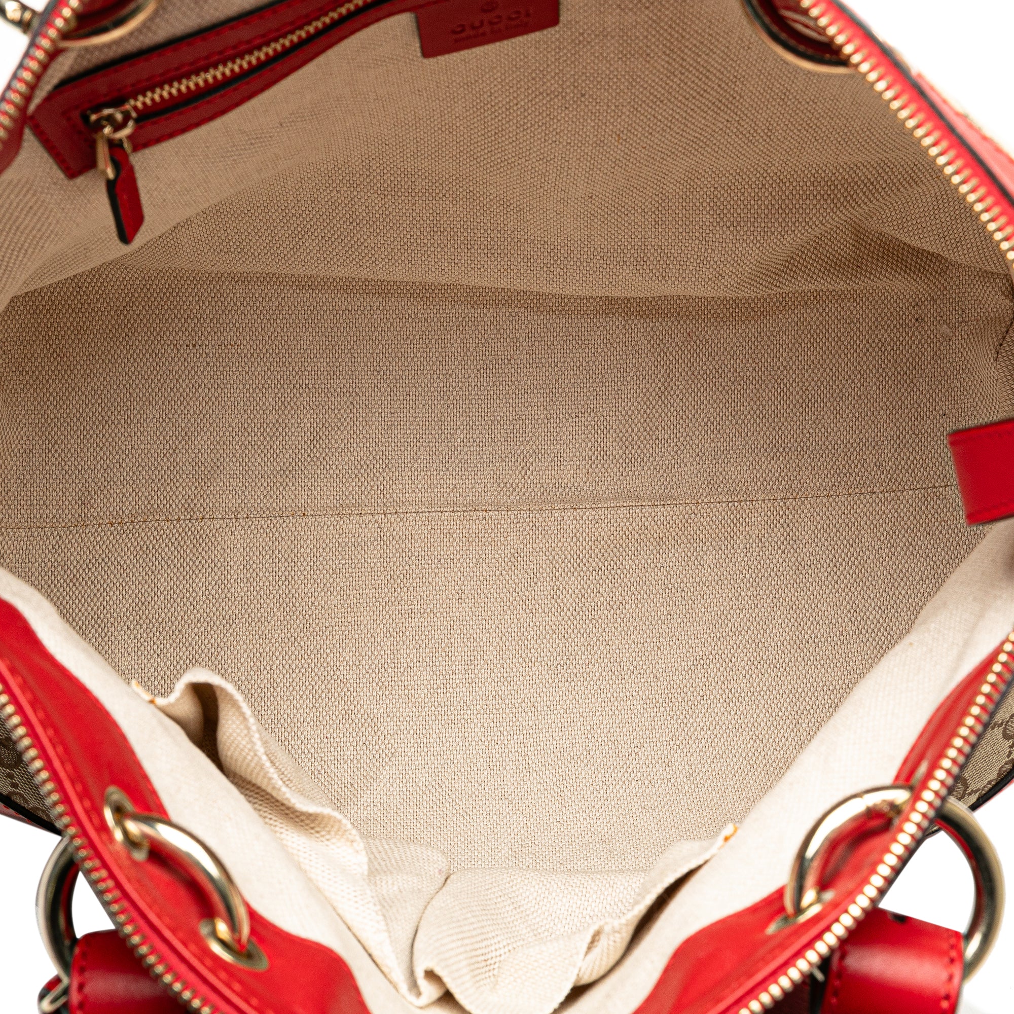 Gucci | Pre-Owned GG Canvas Valentine Satchel | Brown