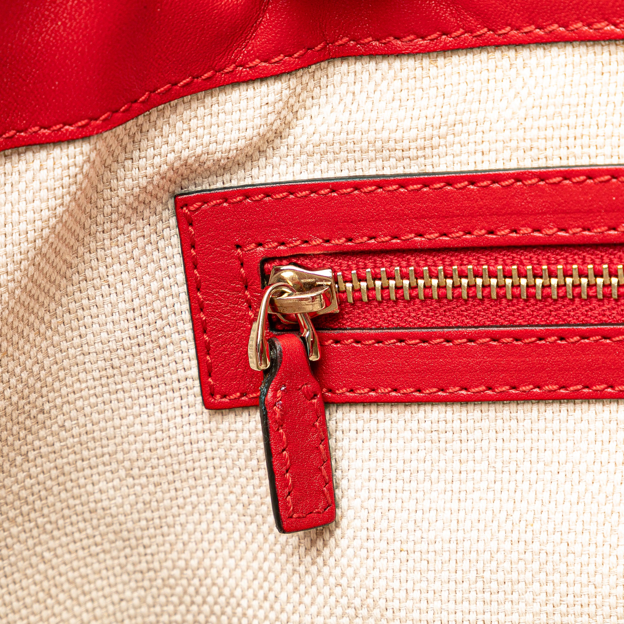 Gucci | Pre-Owned GG Canvas Valentine Satchel | Brown