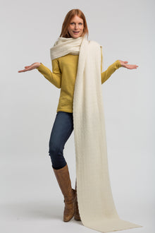 Womens | Big Sky Scarf | Ivory