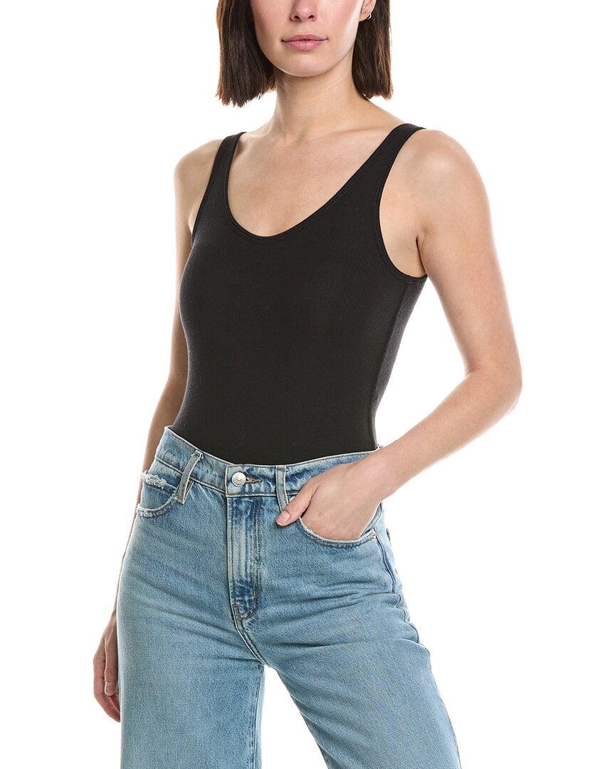 ATM Anthony Thomas Melillo | Womens | V-Neck Bodysuit | Black
