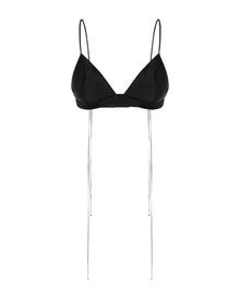 Atom Triangle Bralette | Black