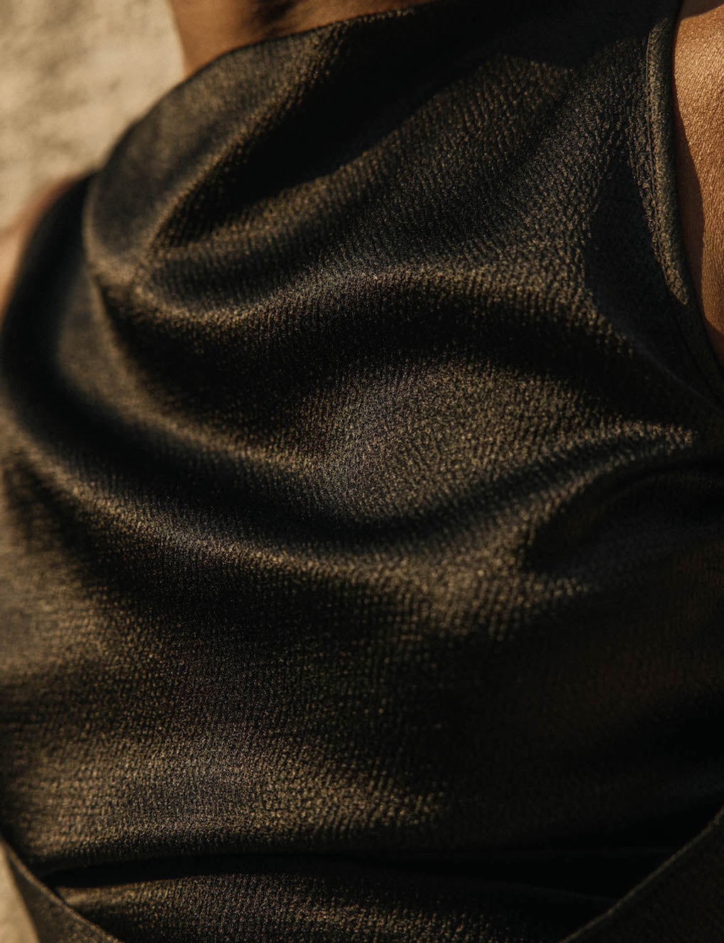 Womens | The Cowl Back Top | Black