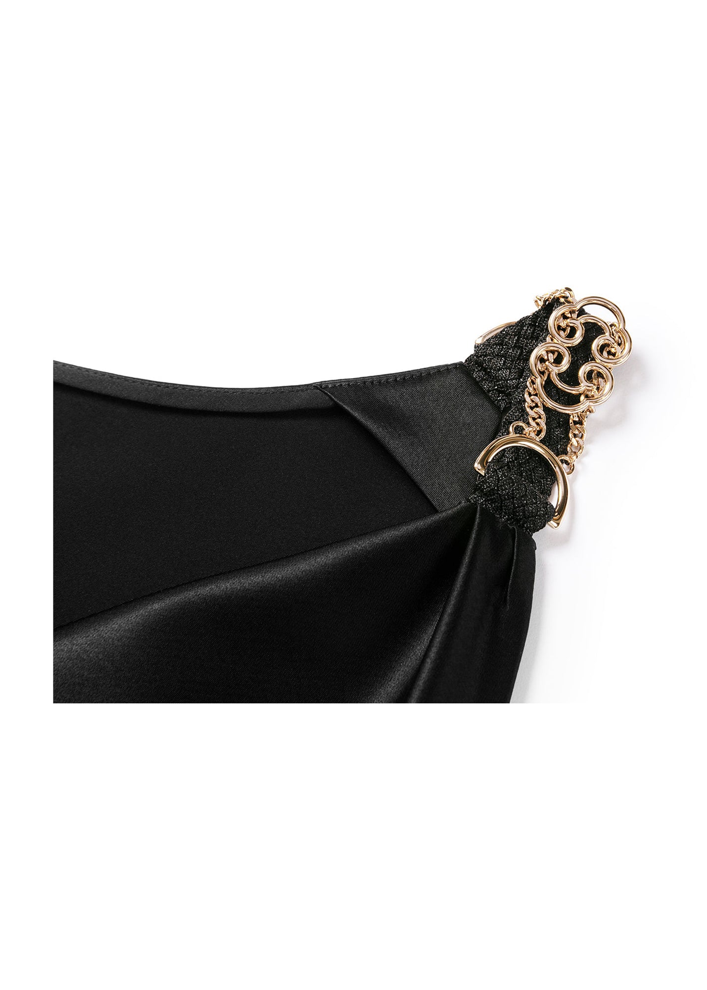 Acetate Sling Dress | Black
