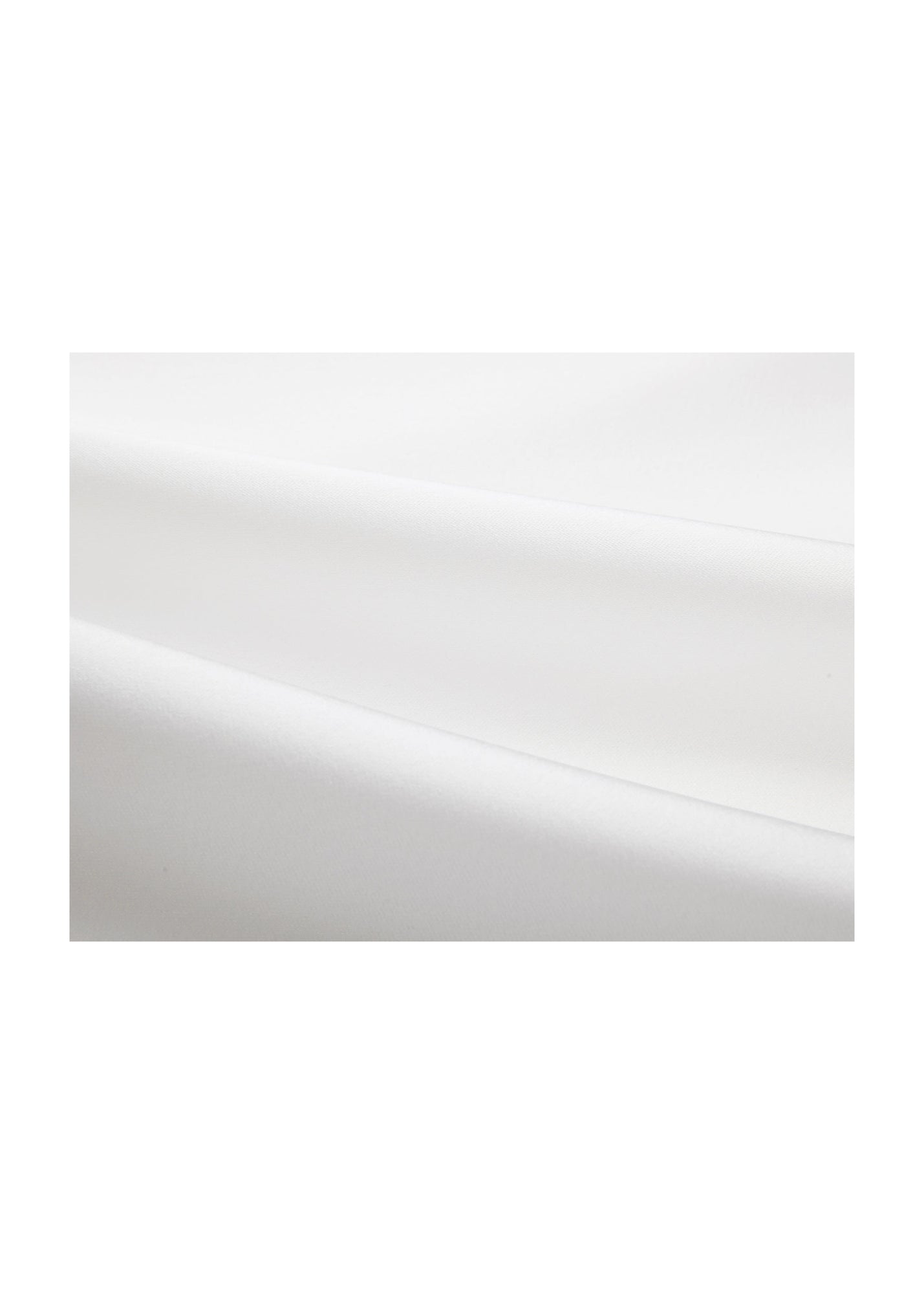 Acetic Acid Square Shoulder T-shirt | White