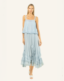 Calantha Top | Cloud Blue