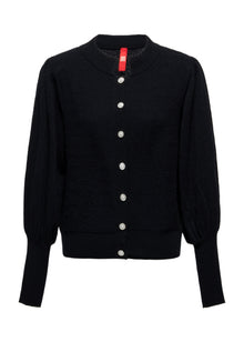 Airy-Light Cashmere Cardigan | Black