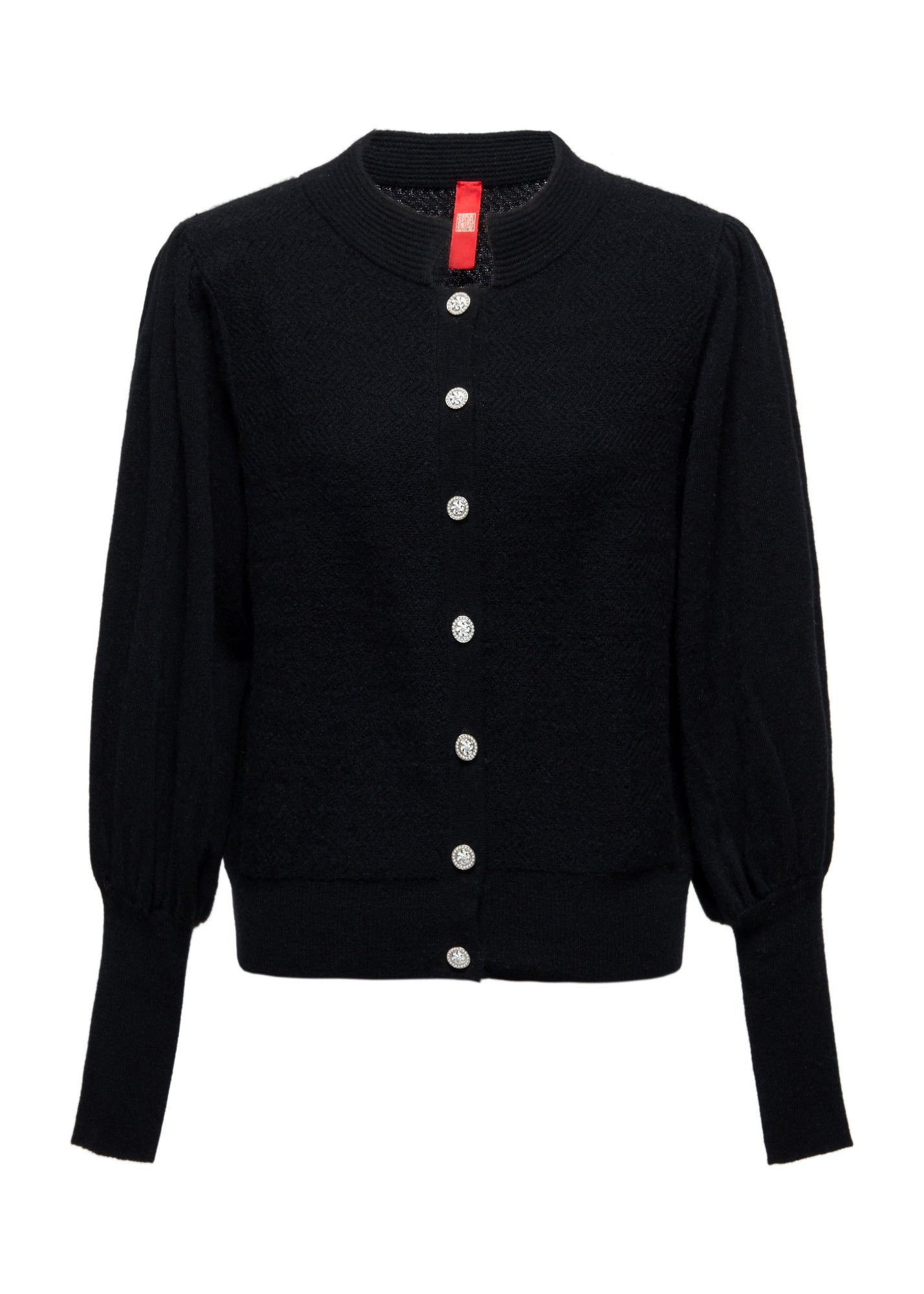 Airy-Light Cashmere Cardigan | Black