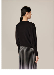 Airy-Light Cashmere Cardigan | Black