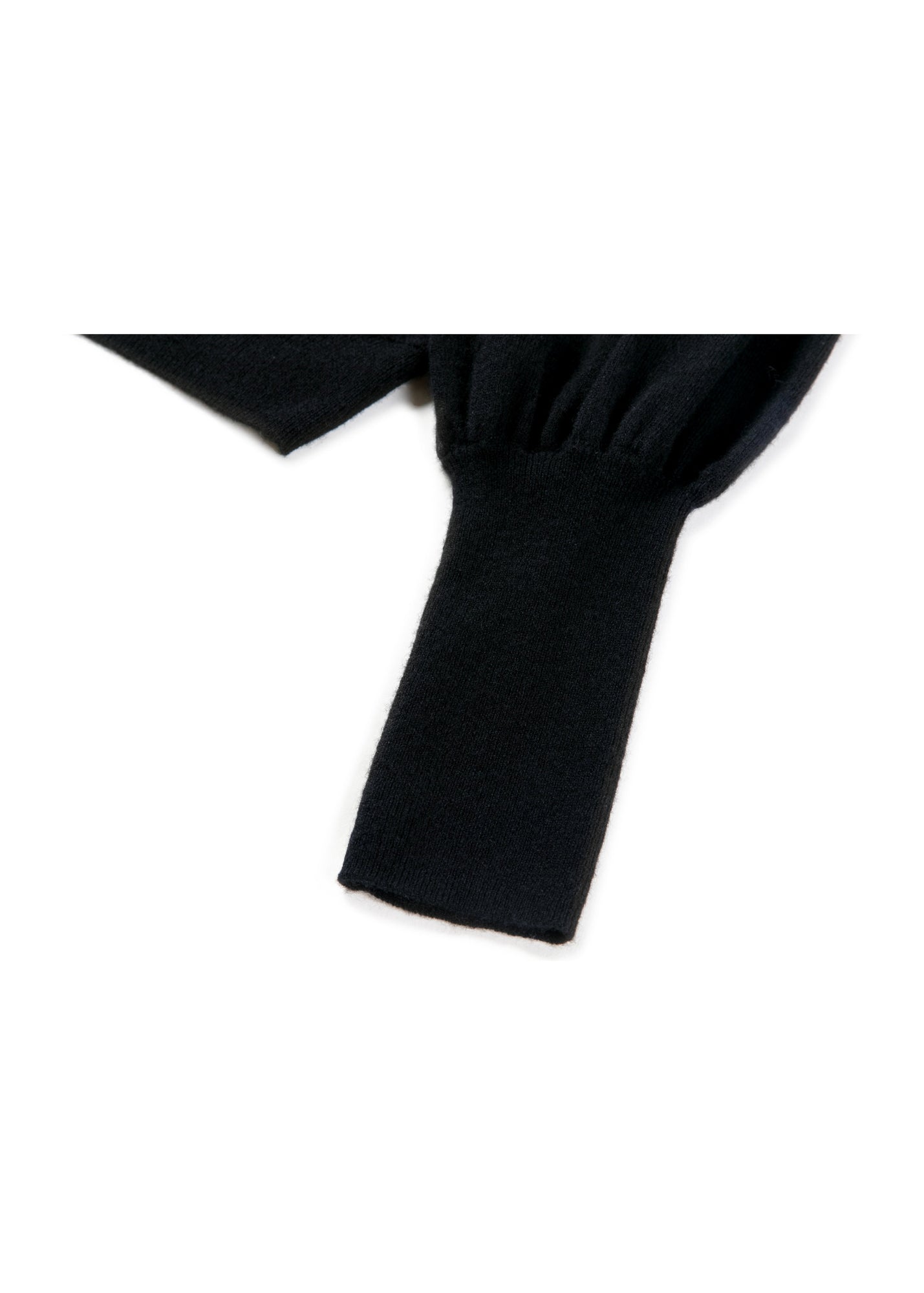 Airy-Light Cashmere Cardigan | Black