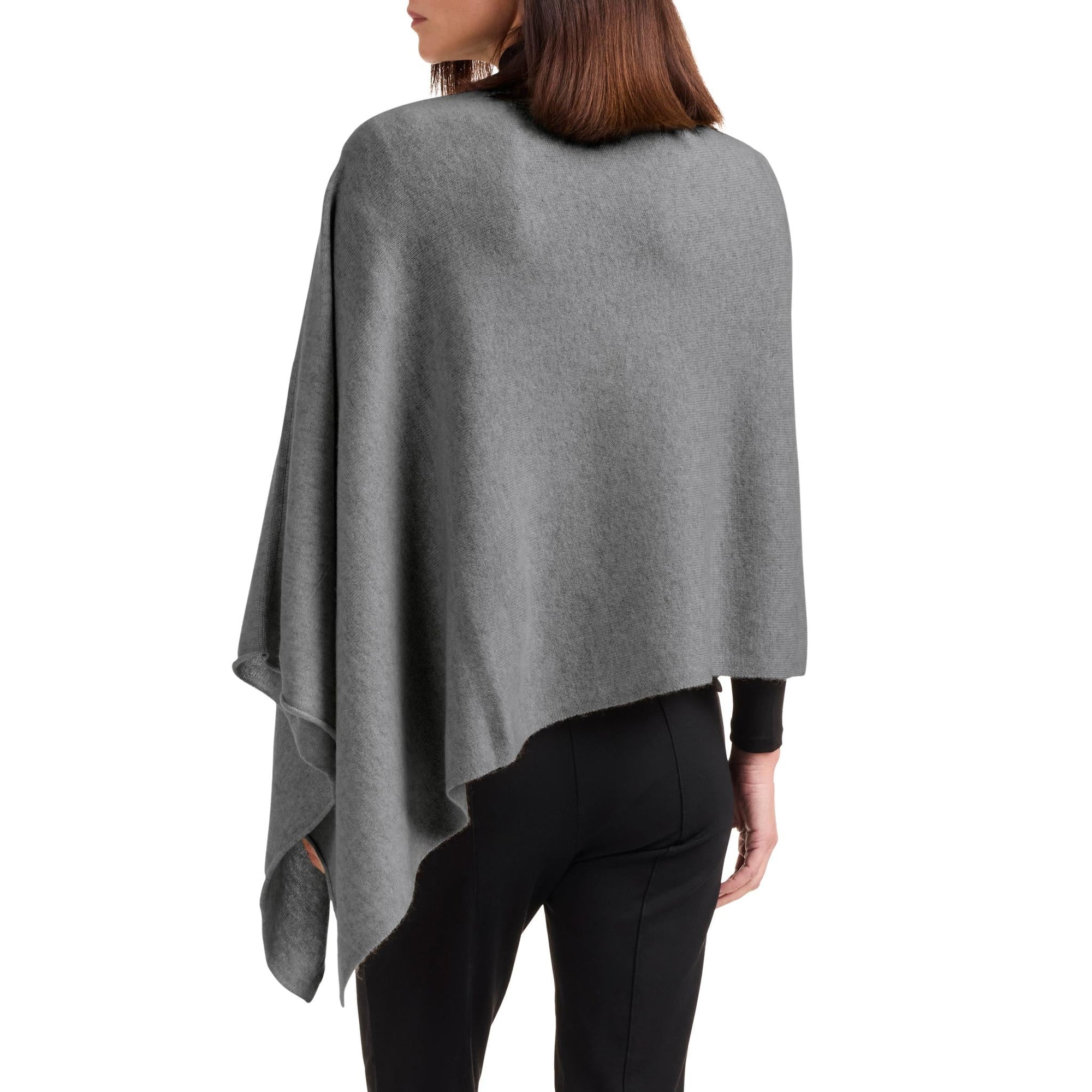 Amicale Cashmere | Women | Cashmere Poncho | Grey